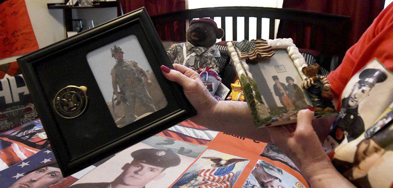 Local woman fulfills hero son's wish